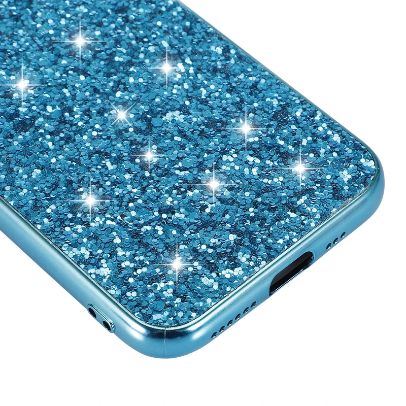 

For iphone 11 Case Fashion Shining Diamond Glitter Silicone protection Back Cover For iphone11 Pro Max shockproof Cases