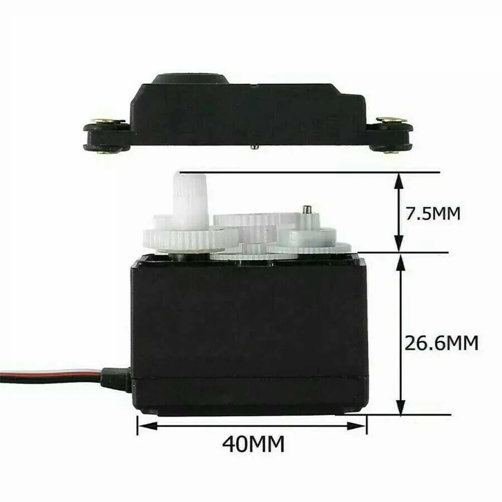 4 шт. Стандартный цифровой сервопривод с высоким крутящим моментом для