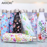 christmas gifts water bottle vacuum cup stainless steel insulated coffee thermos sport travel thermo bottle 500ml drink bottle