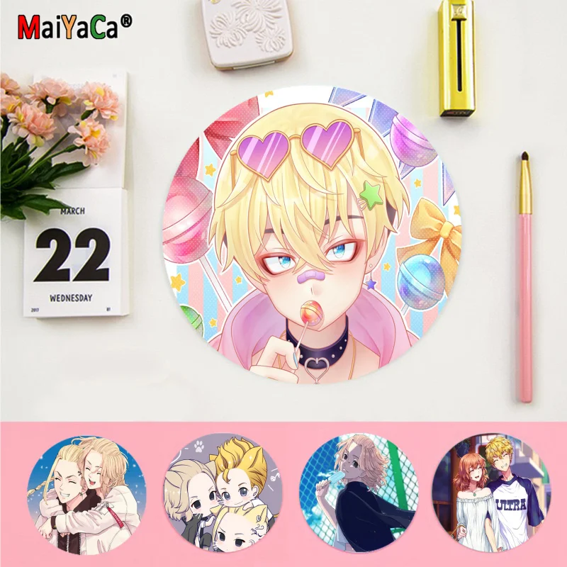 

Maiyaca Tokyo Revengers Gamer Speed Mice Retail Small Rubber Mousepad Anti-Slip Laptop PC Mice Pad Mat gaming Mousepad