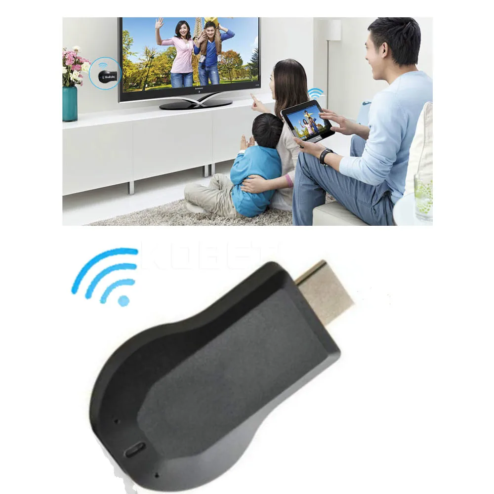 Беспроводной TV Stick M2 совместимому с HDMI Дисплей приемник для iPhone X 8 7 6 все разделяют