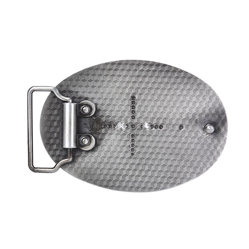 Пряжка металлическая звезда овальная бронза модная мужская для джинсов