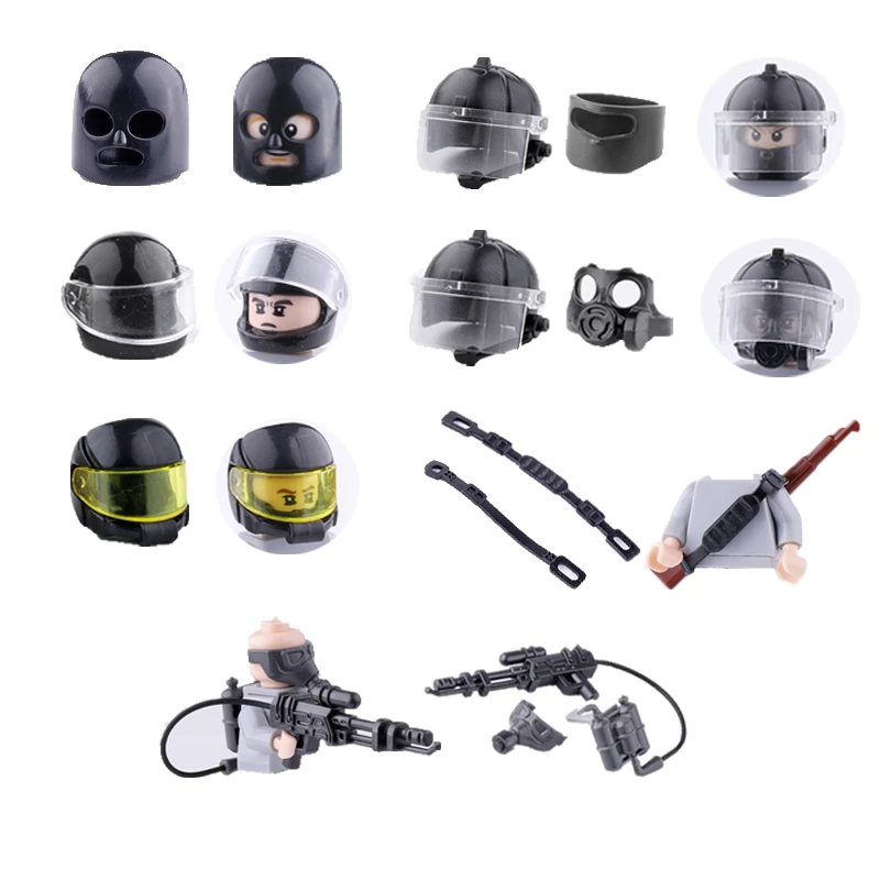 Строительные блоки мини-кирпичи Solider фигурки игрушки подарки шлемы маска MOC