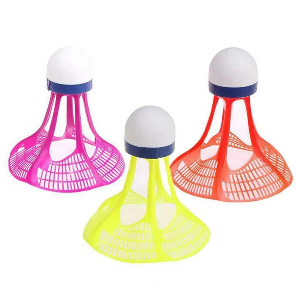 

3Pcs Windproof Badminton Balls Outdoor Student Sports Training Shuttlecocks