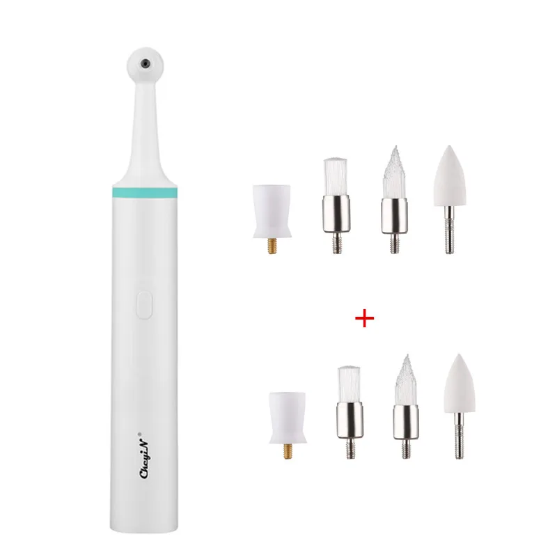8 brush heads kit 4 в 1 стоматологический инструмент для удаления налета, набор инструментов, USB отбеливающий скребок для зубов, удаление зубного камня, удаление пятен, ластик, полировщик, очиститель 38 - Цвет: 8 brush heads kit