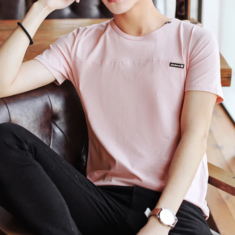 95% хлопок футболка с коротким рукавом мужское летнее платье тонкая мужские