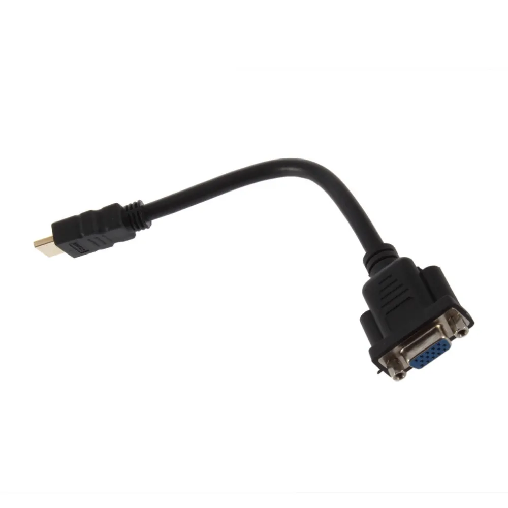 Высокое качество Горячая Распродажа HDMI мужчина к VGA D SUB 15 контактов Женский видео