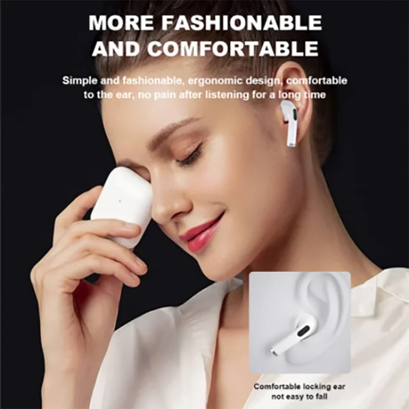 Pro 4 Bluetooth Headphones Wireless Headset Origianl Mini Earbuds Stereo For Airpoddings Noise Cancelling Apple Xiaomi | Электроника