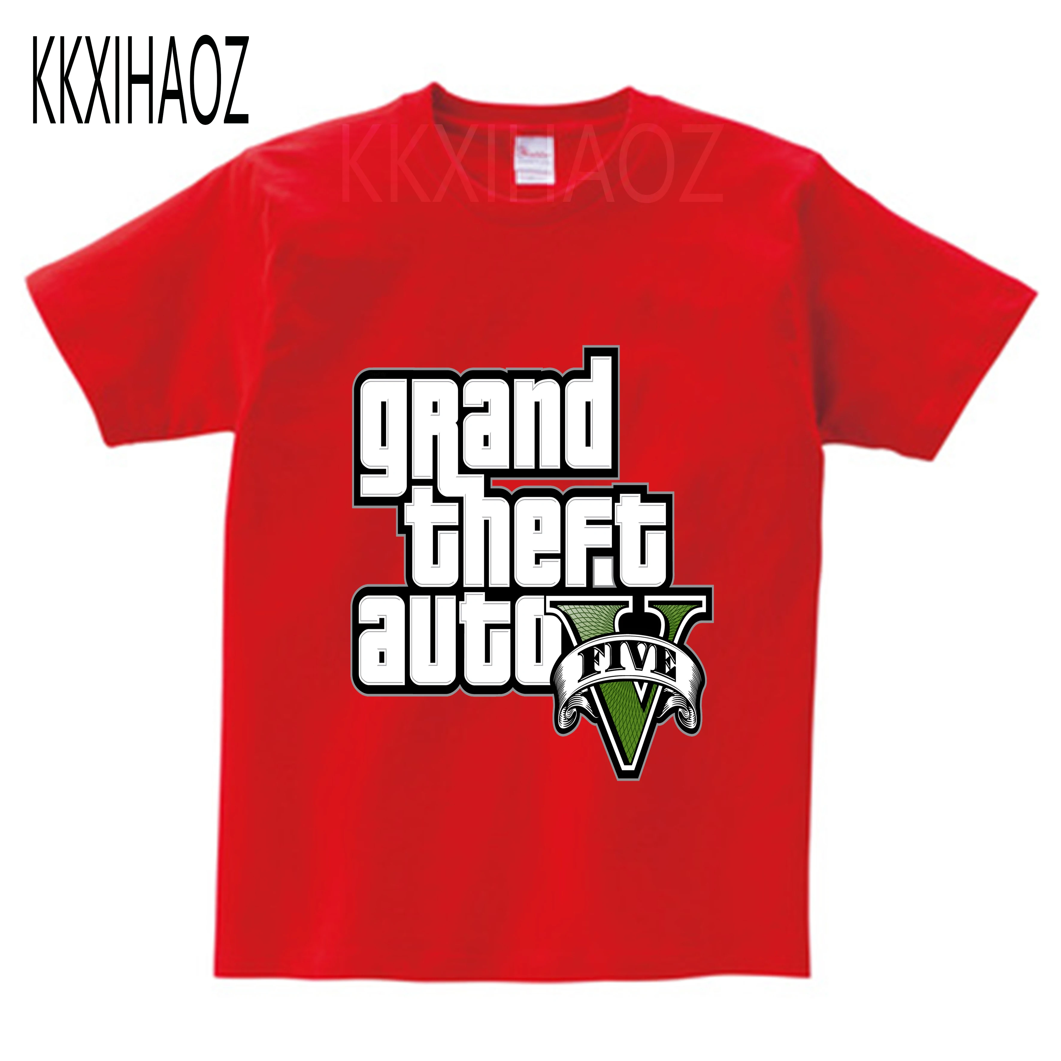 Grand Theft Auto Game GTA 5 2019 летние футболки для мальчиков и девочек классная футболка GTA5