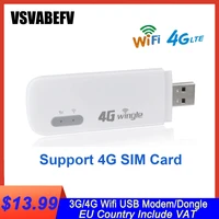 3g4g wifi modem unlocked mini 4g car router usb dongle mobile wifi hotspot support 5 10users