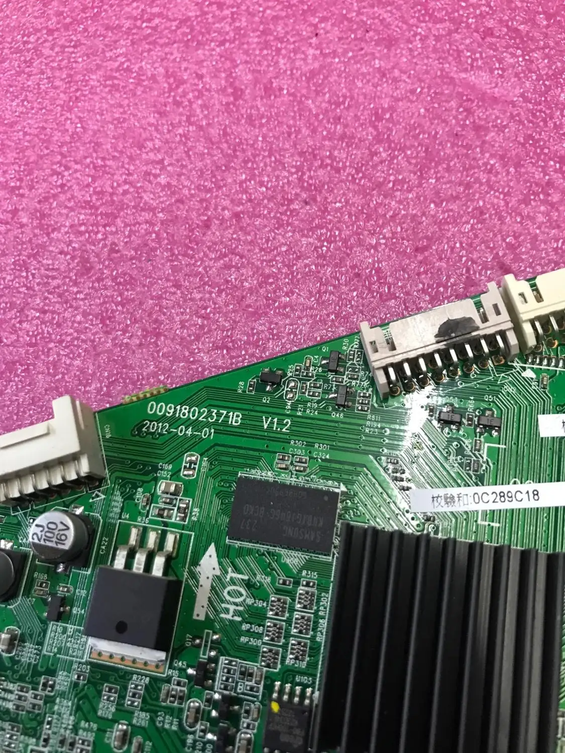 

Tested! Original LE39A390 motherboard 0091802371B V1.2 with V390HJ1-LS5