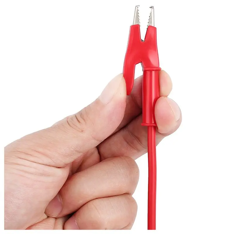 Hot XD-Pair Banana Plug to Alligator Clip Test Lead Crocodile Lab Cable with Heavy Duty 1M Long for Multim | Обустройство дома