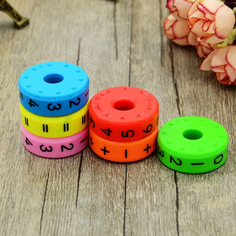 

6 packs of children's magnetic Montessori toys for preschoolers plastic teaching toys math numbers early education baby gifts