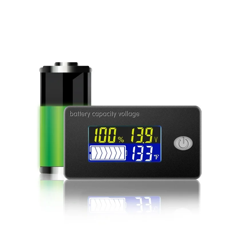 DC 10V ~ 100V Li Ion Lifepo4 свинцово кислотный аккумулятор тестер Индикатор емкости