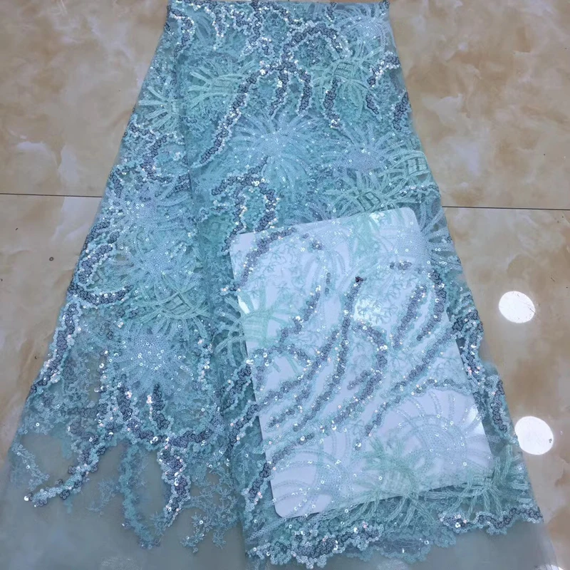 Лидер продаж 2020 кружевная ткань в африканском стиле сетка блестки узор из бисера