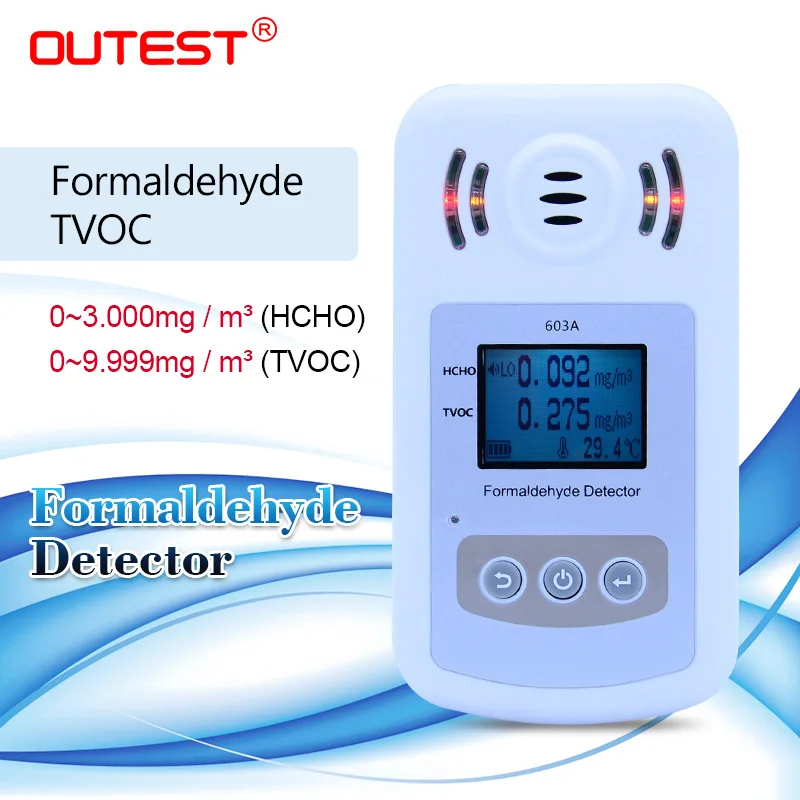 OUTEST детектор формальдегида газоанализатор сигнализация HCHO газа звуковая