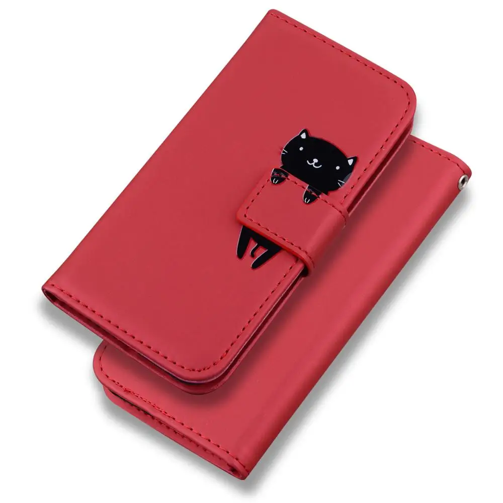 

For Iphone SE 2 2020 Cartoon Wallet Leather Case For Iphone SE 2 2020 magnetic Flip Stand phone Cover Candy Coque Capa Etui