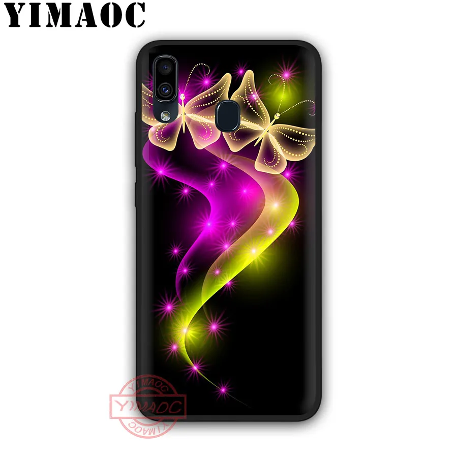 Чехол YIMAOC Fantasy Electronic Butterfly Fly для Samsung A10s A20s A30s A40s A50s A60 A70 A6 A7 A8 A9 J6 M10 M20 M30 M40 чехлы |