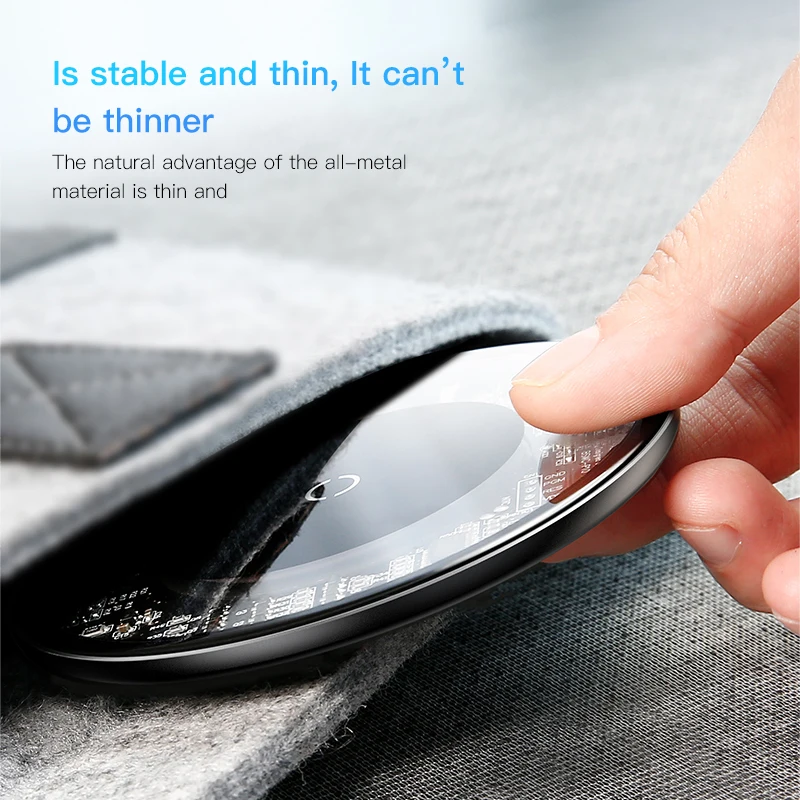 baseus 10w qi wireless charger for iphone 11 pro x xr xs max 8 plus glass fast wireless charging pad for samsung s20 xiaomi mi 9 free global shipping