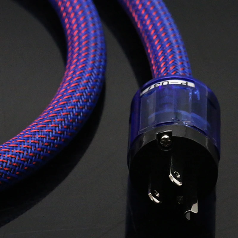 Hi-End 400 чистый красный медный Hi-Fi аудио шнур питания стандарт ЕС/США | Электроника