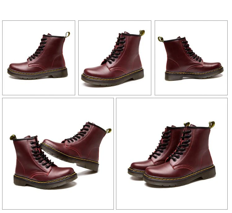Женские ботинки; doc martins; ; винтажные классические ботинки martin в британском стиле; женские мотоциклетные ботинки на толстом каблуке; Bota Feminina Dr's Shoes