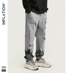 Брюки мужские спортивные с цифровым принтом, модная уличная одежда с завязкой, Джоггеры в стиле Харадзюку, свободные штаны с карманами, 2020 W, 93444