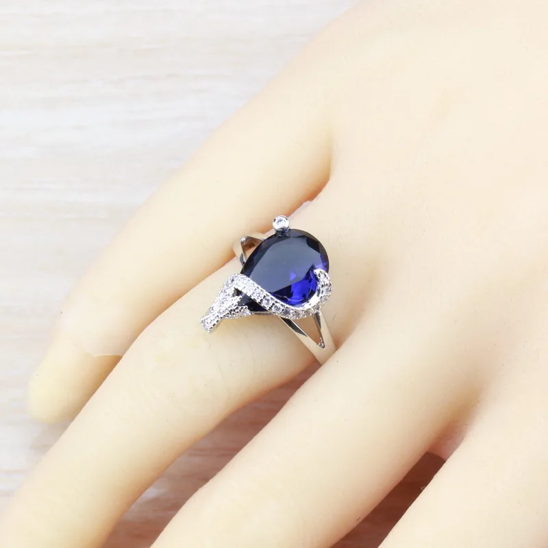 Серебряный Цвет костюм ювелирные наборы для женщин