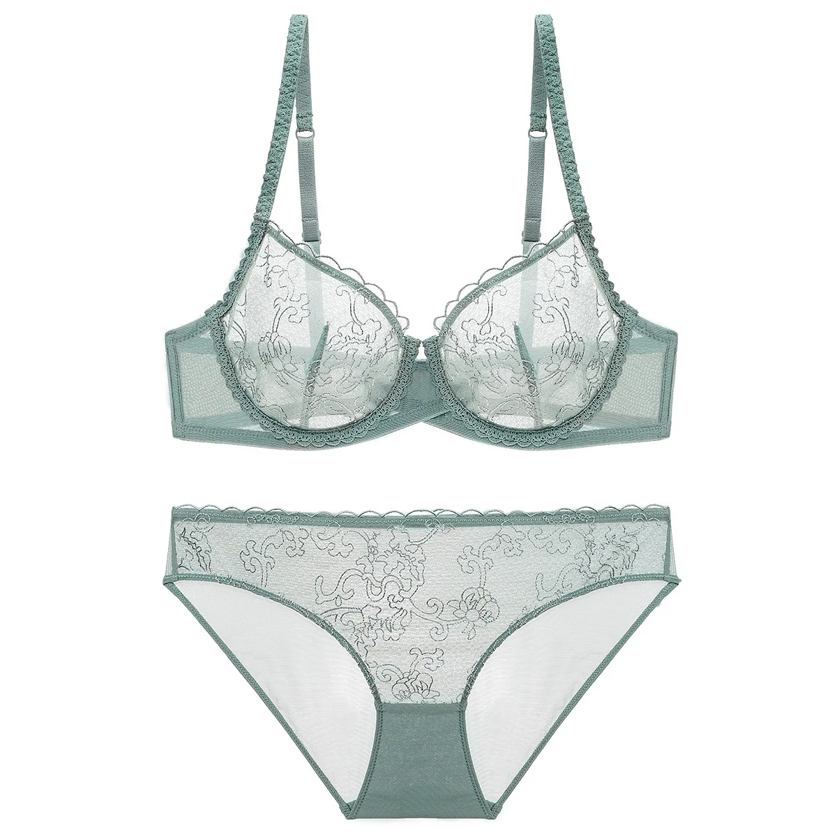 Высокое качество вышивка ультра-тонкий перспективный сексуальный комплект