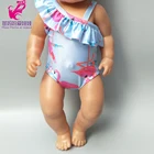 Детская кукла, одежда для плавания, для куклы реборн 43 см, 18 дюймов, купальник для куклы