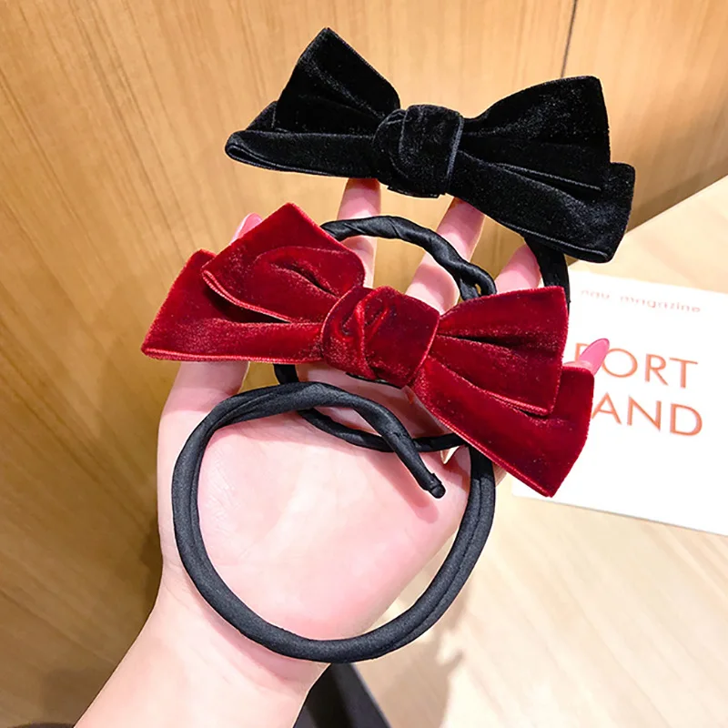 

2021 New Velvet Bow Flower Bud Fluffy Lazy Simple Hair Sticks Elegant Hairdress Hair Ornament Fashion Hair Accessories