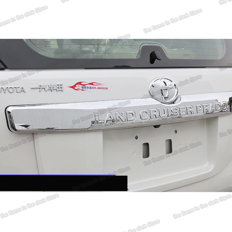 lsrtw2017 abs car taildoor trims for toyota land cruiser prado 2010 2012 2013 2015 2018 2020 150 accessories 2017 2019 2011 | Автомобили и