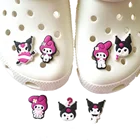 1 шт. Симпатичные Подвески Sanrio Crocs Hello kitty элегантные аксессуары из ПВХ для украшения обуви для женщин мальчиков подарки для друзей