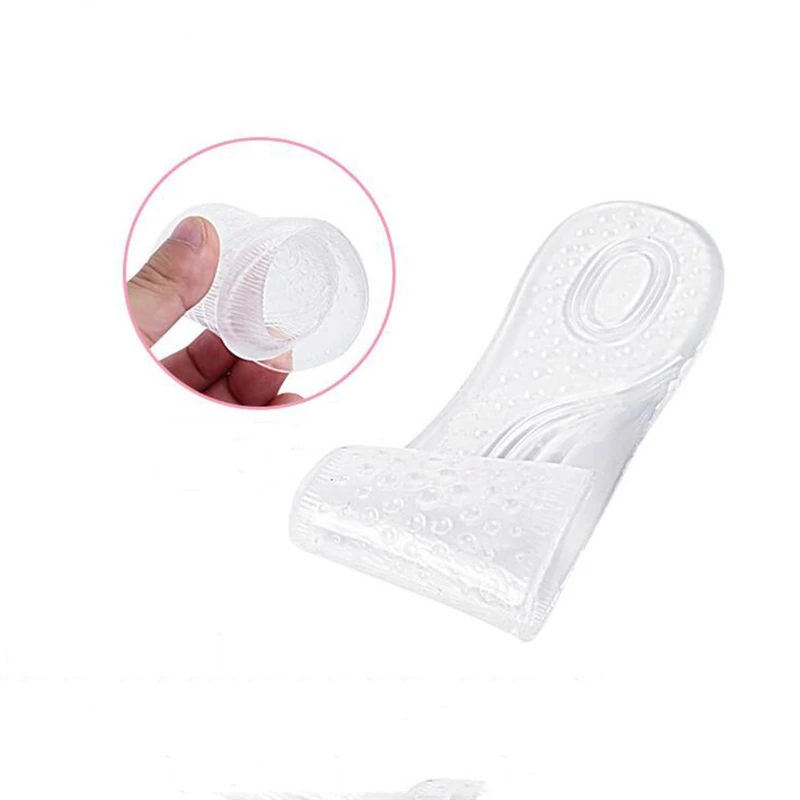 1 Pairs Transparent Foot Arch seven-point Pad Dot Massage non-slip Soft shock-absorbing half-size With Stickiness | Красота и