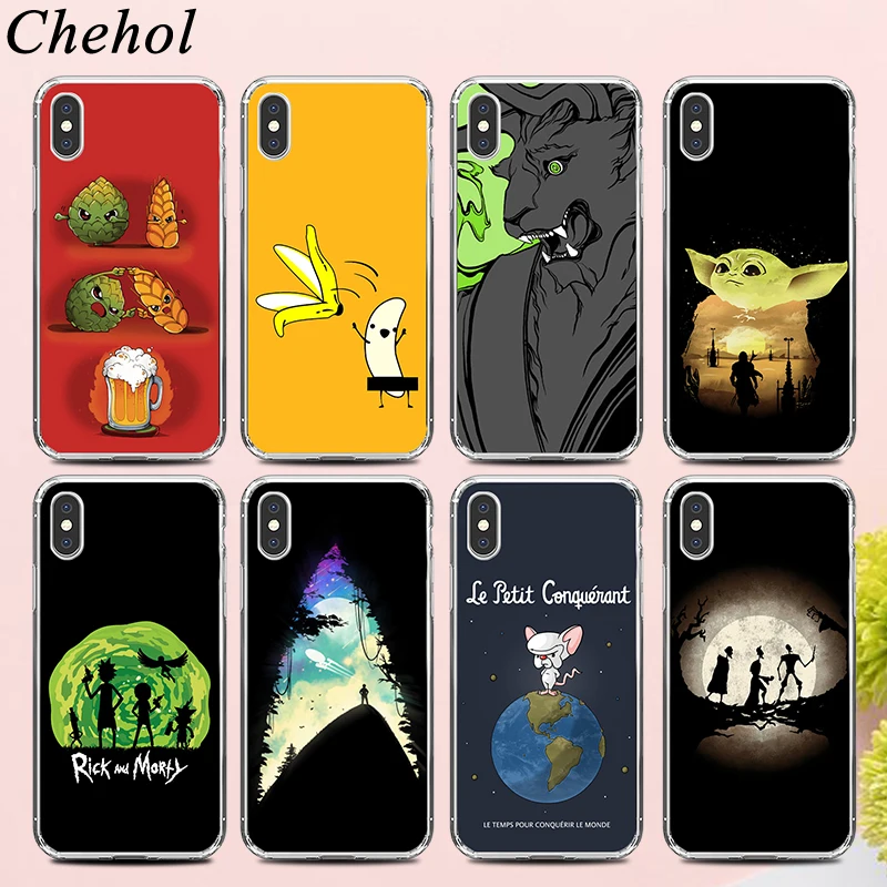 Funny Cartoon Phone Cases for IPhone 11 Pro 8 7 6s Plus X XS MAX XR Fruit Case Soft TPU Silicone Fitted Back Covers Accessories | Мобильные