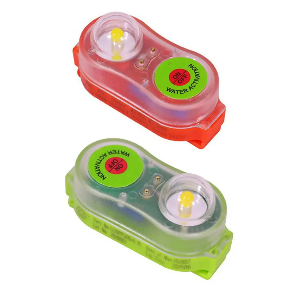 Surfing Life Jacket Light LED Lithium Vest Seawater Self-Lighting Saving Flashlight Conspicuous Attract | Спорт и развлечения