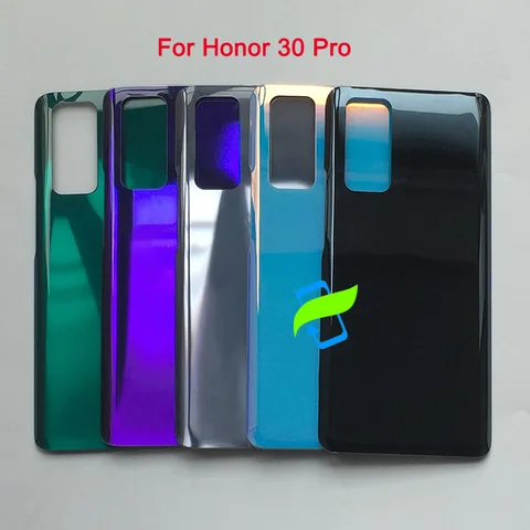Задняя крышка батарейного отсека для Huawei Honor 30 30 S Pro, стеклянный чехол для Honor 30 S Pro Lite