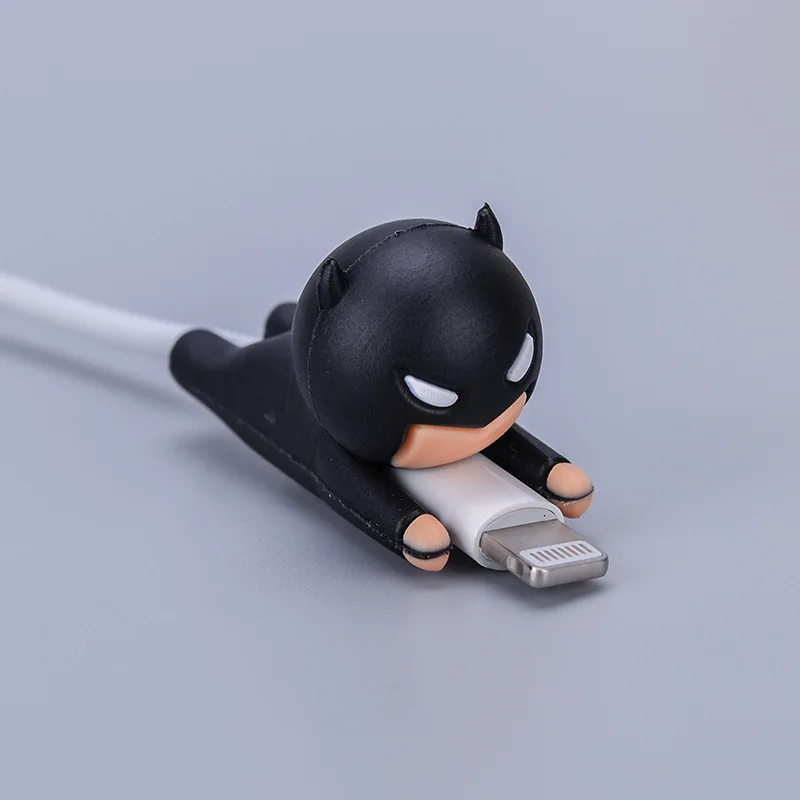 Симпатичный мультяшный герой серия кабель-намотка USB кабель для передачи данных