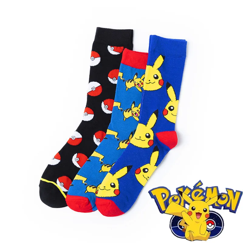 Носки Pokemon Go мужские спортивные воздухопроницаемые впитывающие пот невидимые