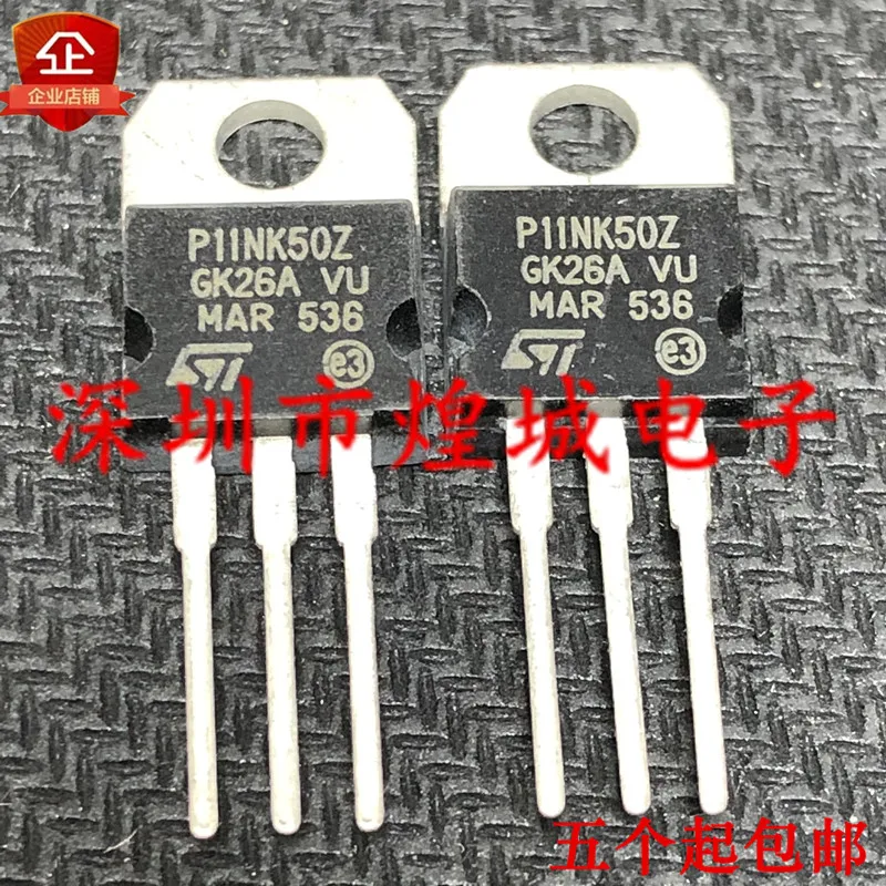 

10 шт. P11NK50Z STP11NK50Z TO-220 500V 10A