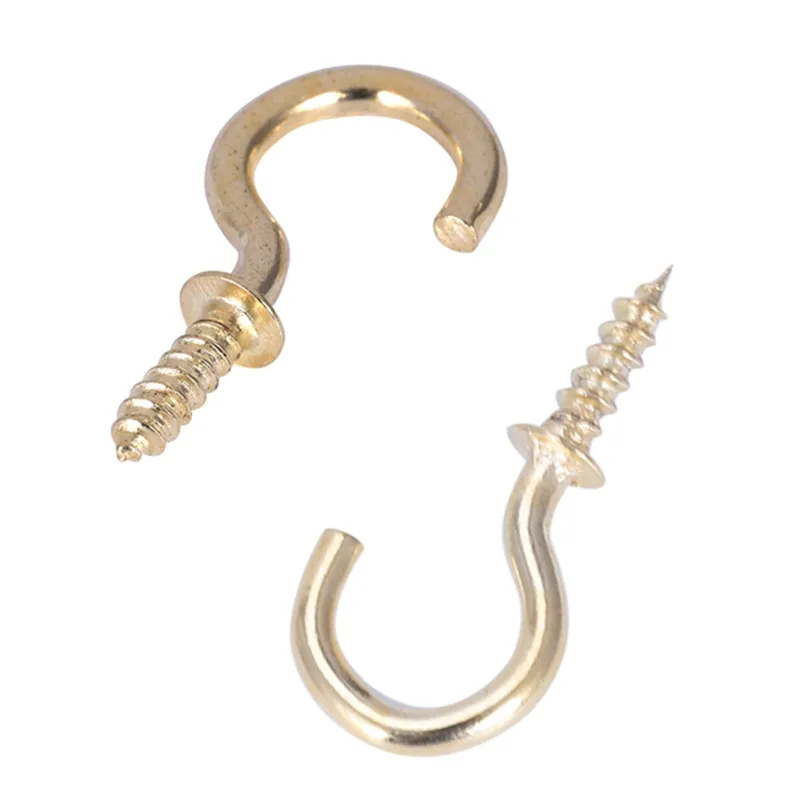 100 шт Горячая Распродажа медный крюк для стаканчиков винт ногтей с овечьим глазом