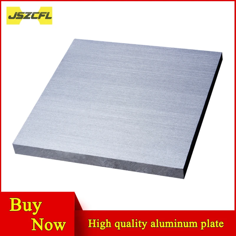 1PC 7075 Aluminum Al Alloy Shiny Polished Plate Sheet 2mm * 200mm * 200mm for DIY Material Model Parts or Boat Construction