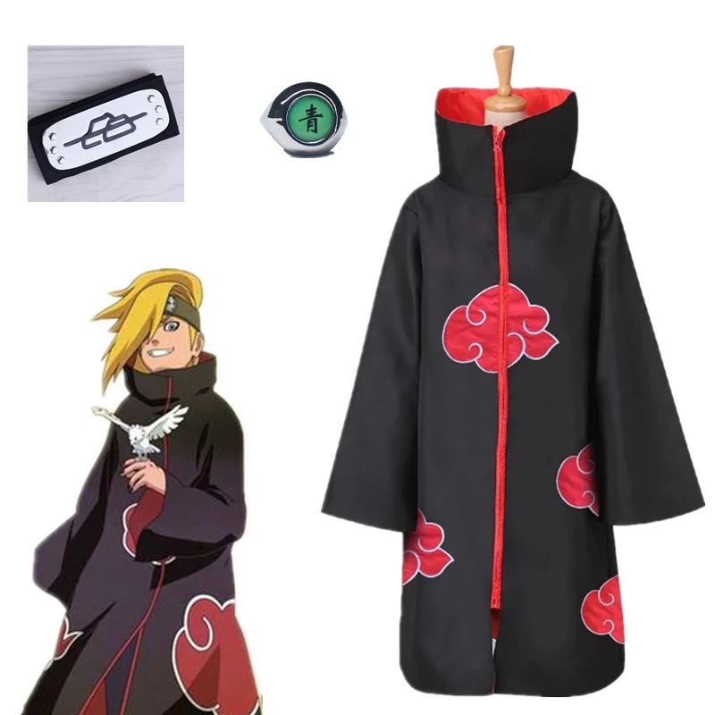 Akatsuki Deidara Uchiha Tobi Obito маскарадный костюм маска на Хэллоуин для мужчин и женщин