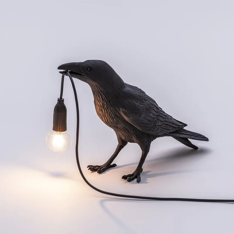 

Lucky Bird Lamp led Wall Lamp for Living Room Deco bedroom lamps indoor lighting crow Mirror lights Seletti Wall Light Fixture