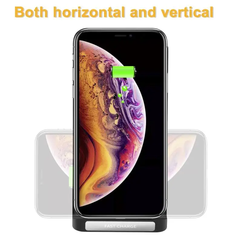 15 Вт Qi Беспроводное зарядное устройство для Samsung Galaxy S20/ S9/ S8/Note9/8 Быстрая зарядка