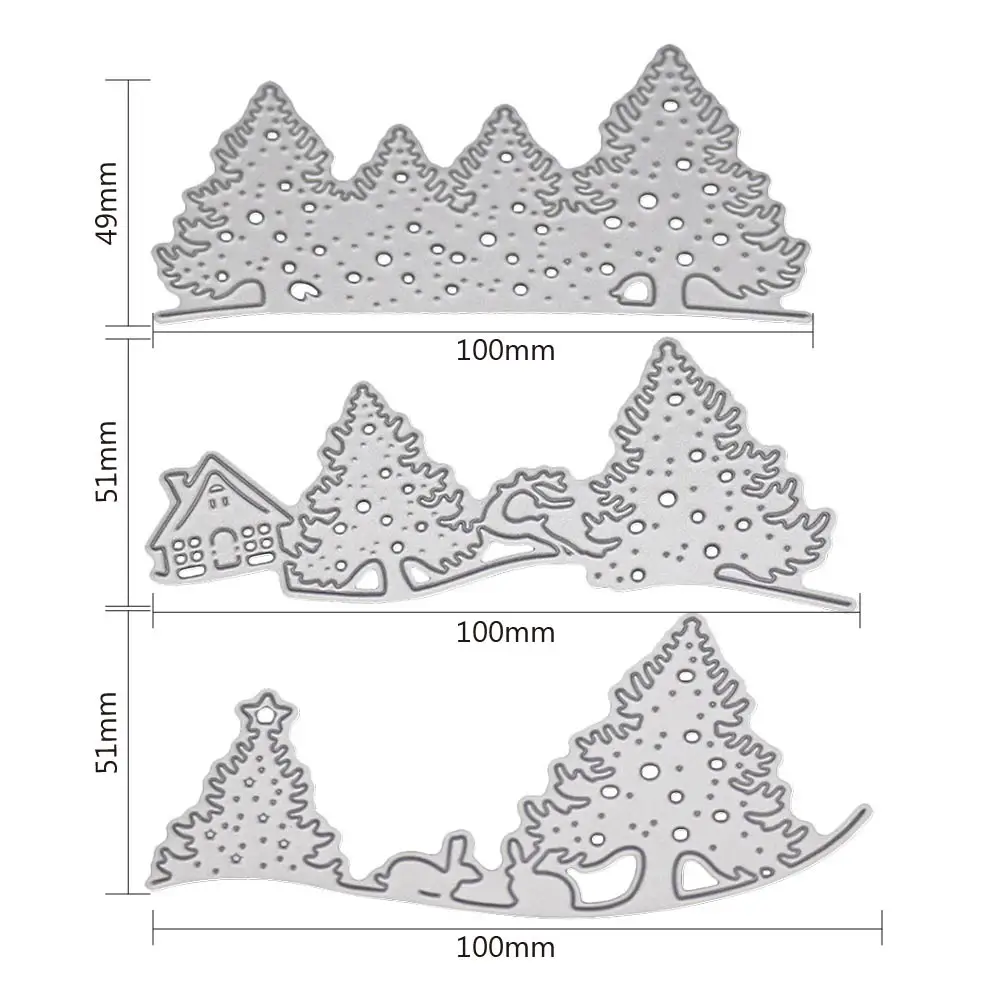 

Forest Cutting Dies For Scrapbooking Decor Cut Die Mold Album Paper Card Craft Metal Cutting Dies And Stamps Stencils DIY