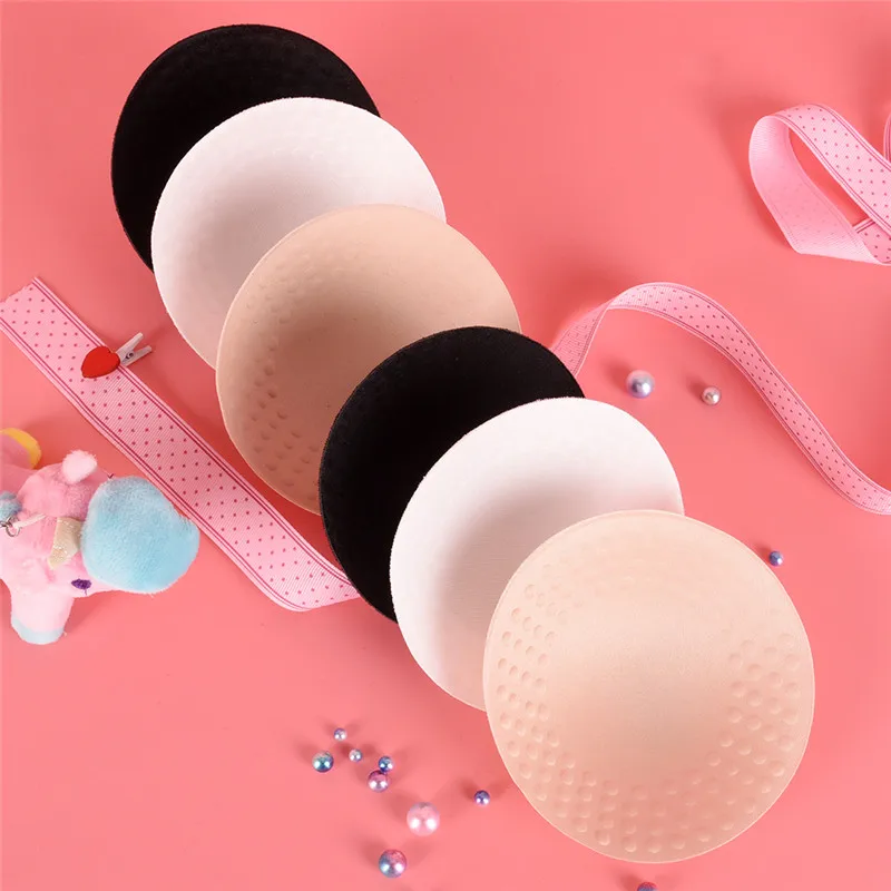 

5Pair Swimsuit Padding Insert Women Clothes Accessories Foam Round Sponge Pads Chest Cups Breast Bra Bikini Inserts Chest Pad