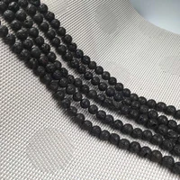 natural stone beads round shape lava stone beads for women diy necklace bracelet earring jewelry making size 6mm 8mm 10mm