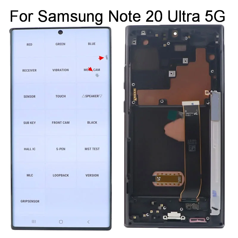 Pantalla LCD Original para Samsung Galaxy Note 20, digitalizador de pantalla t&aacute;ctil con puntos, SM-N985F, N985F/DS, N986B, 5G-0