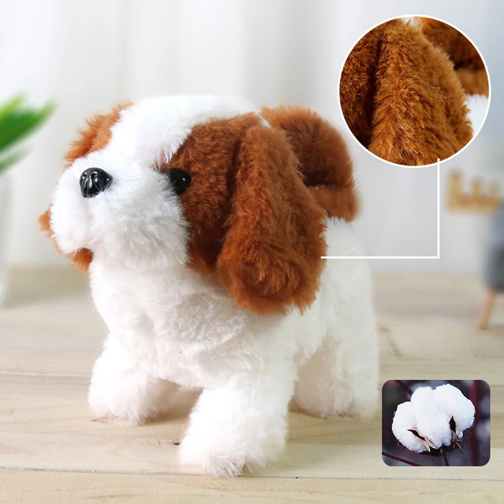 

18CM Interactive Plush Puppy Electronic Toys Cute Robot Dog Funny Plush Toys For Children Birthday Christmas Birthday Gift