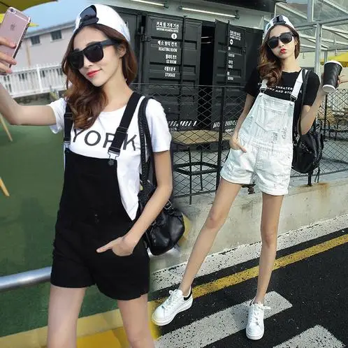 Summer Denim Overalls Short Jumpsuit Romper Women Casual Jeans Playsuits Shorts Rompers Female | Женская одежда